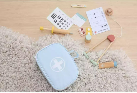 Tooky Toys Σετ Βαλιτσακι από Ξύλο για 3+ Ετών 11τμχ