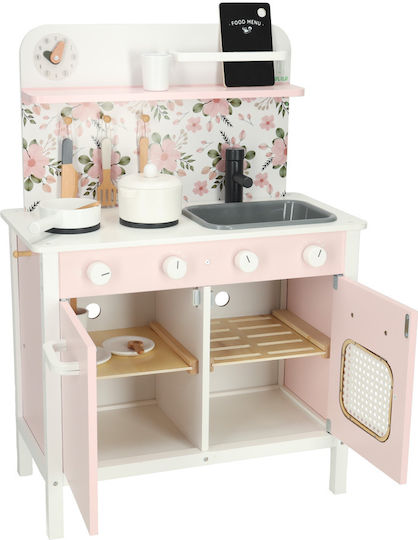 ikonka Wooden Kids Kitchen for 3+ Years