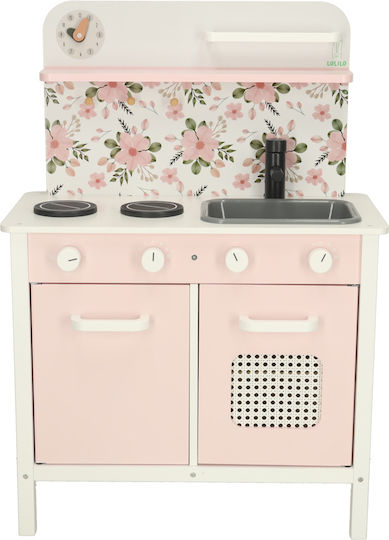 ikonka Wooden Kids Kitchen for 3+ Years