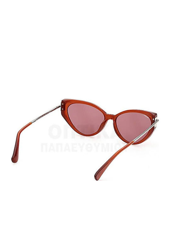 Max Mara Women's Sunglasses with Pink Frame and Pink Lens MM 0028 44S