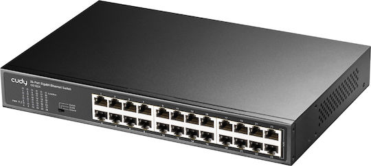 Cudy GS1024 v2 Unmanaged L2 Switch με 24 Θύρες Gigabit (1Gbps) Ethernet