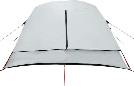 vidaXL Campingzelt Weiß mit Doppeltuch für 6 Personen 317x346x195cm