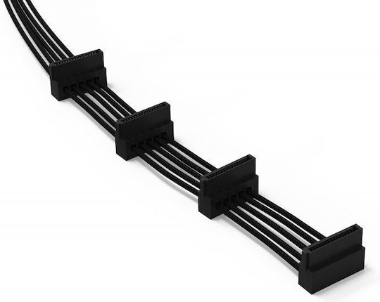 Be Quiet CS-6740 7-Pin SATA III - 7-Pin SATA III 0,72cm Schwarzes Festplattenkabel