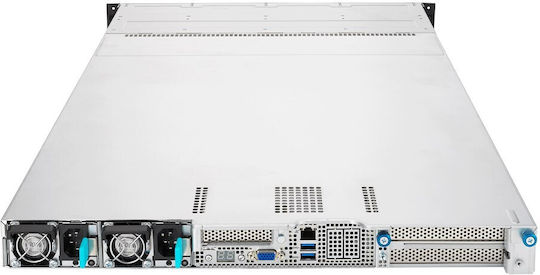Asus Rack 1U RS300-E12-RS4/350W Intel C262 LGA1700 95W 4xDDR5 4400 4000 3600 4x3,5"/2,5" 4*SATA SAS NVMe 2x Intel I210AT 1x Управляващ порт 1+1 450W 80 Plus Platinum