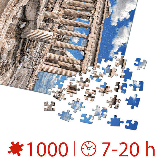Puzzle Discover Europe Parthenon 2D 1000 Κομμάτια