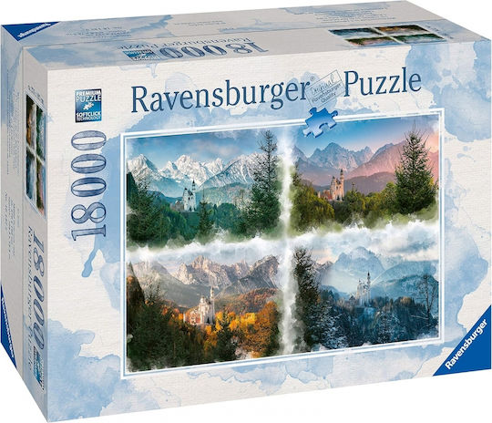 Castel De Poveste În 4 Sezoane Puzzle 2D 18000 Piese