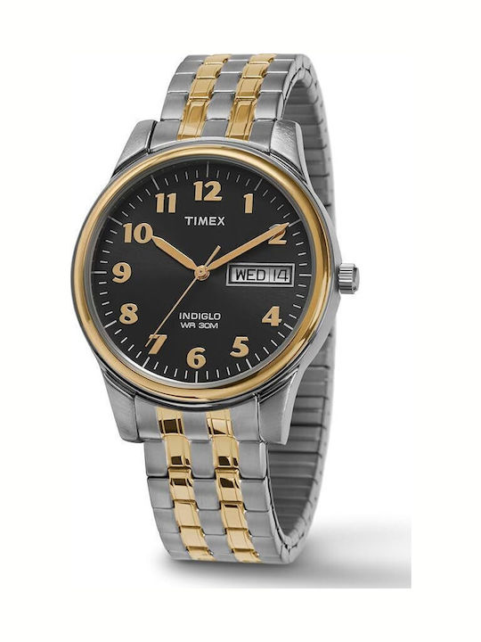 Timex Ρολόι Μπαταρίας με Μεταλλικό Μπρασελέ Timex Ρολόι Μπαταρίας με Μεταλλικό Μπρασελέ