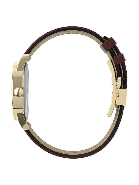 Timex Easy Reader Watch Battery with Leather Strap Timex Easy Reader Watch Battery with Leather Strap
