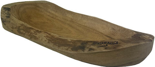 Nakaro Wood Servierplatte Hölzernes 50x21cm 1Stück