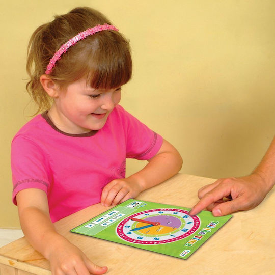 Fiesta Crafts Εκπαιδευτικό Παιχνίδι Εκμάθησης Ώρας από Ξύλο