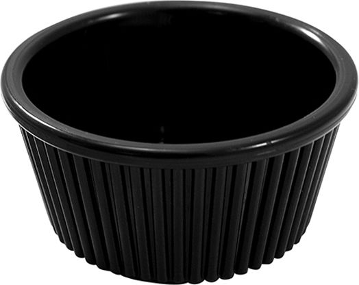 Dianomiki Dip-Schüssel Rund Kunststoff Black mit Durchmesser 6cm