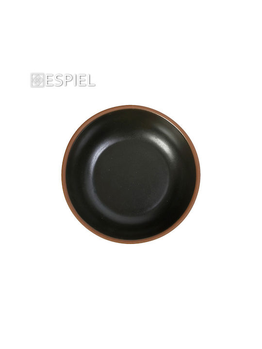 Espiel Servierschüssel Rund Keramik Grün mit Durchmesser 18cm