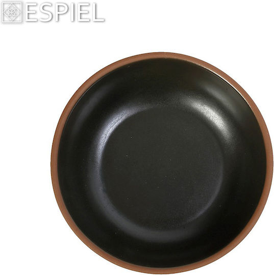 Espiel Μπωλ Σερβιρίσματος Στρογγυλό Κεραμικό Πράσινο με Διάμετρο 18εκ.