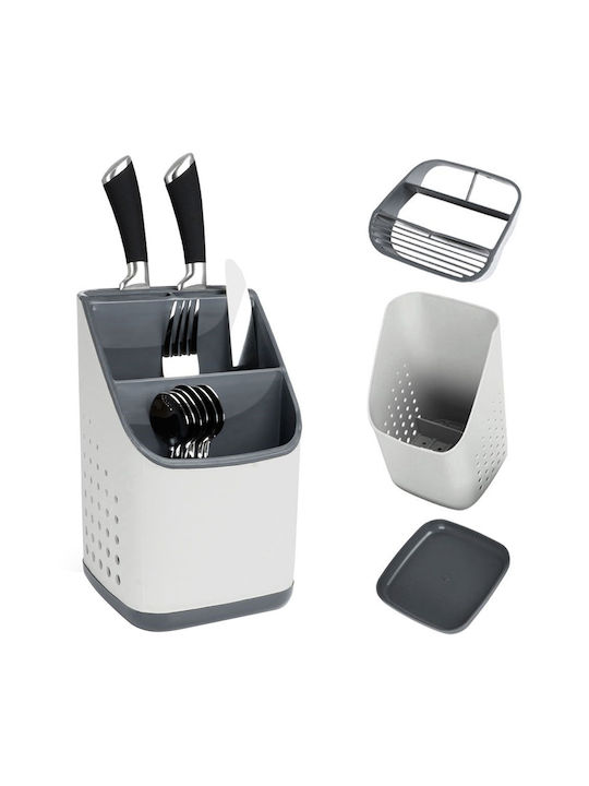 Vilde Cutlery Drainer in Gray Color 14x14x23cm