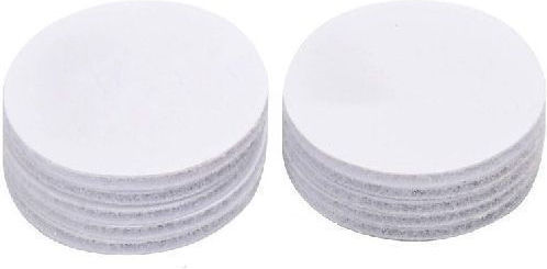 Velcro Στρόγγυλο 20mm 20 Ζεύγη Αυτοκόλλητο Λευκό
