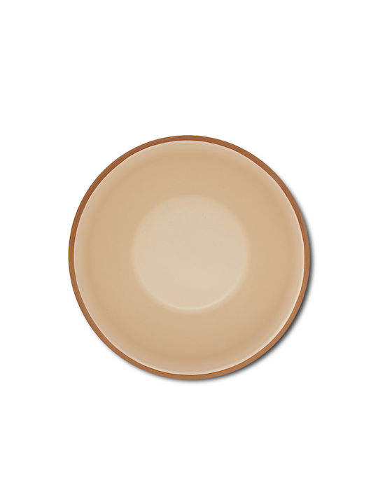 Nava Salatieră Ceramică Bej 14x14x7.5cm 1buc