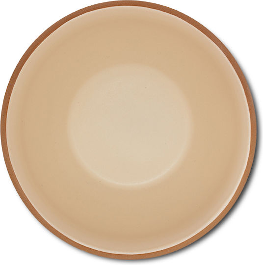 Nava Salatschüssel Keramik Beige 14x14x7.5cm 1Stück