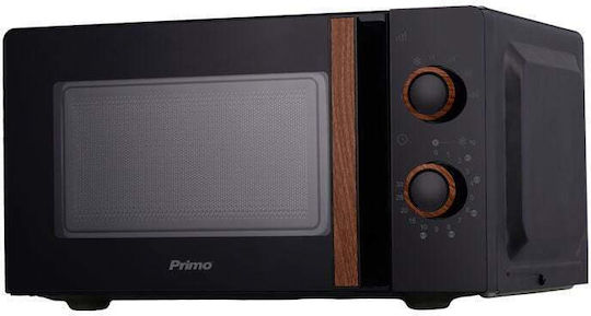 Primo PRMW-40463 Φούρνος Μικροκυμάτων 20lt Μαύρος/Wooden