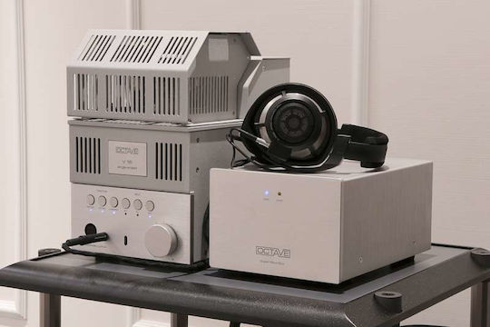 Octave V16 Single Ended Λαμπάτος Ολοκληρωμένος Ενισχυτής Hi-Fi Stereo 11163 Ασημί