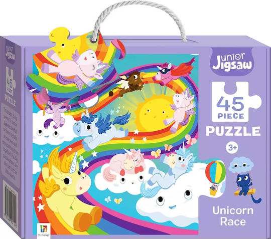 Kids Puzzle Unicorn Race for 4++ Years 45pcs Hinkler