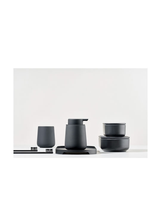 Zone Denmark Nova One Επιτραπέζιο Dispenser Κεραμικό Μαύρο 250ml