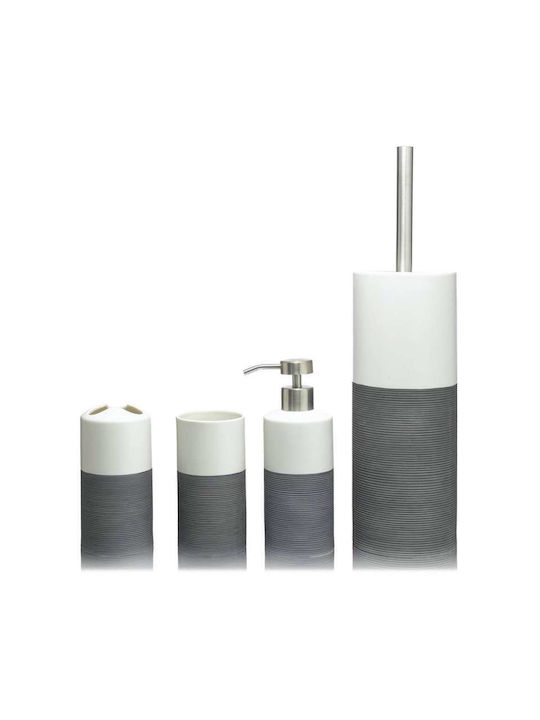 Sealskin Doppio Dispenser από Πορσελάνη Γκρι 325ml