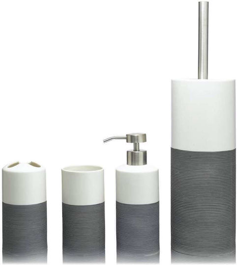 Sealskin Doppio Dispenser made of Porcelain Gray 325ml
