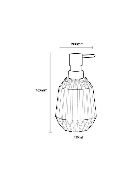 Sealskin Arte Spender Porzellan Weiß 400ml