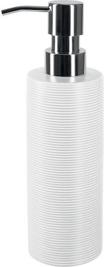 Dimitracas Tube Ribbed Dispenser Κεραμικό Λευκό Dimitracas Tube Ribbed Dispenser Κεραμικό Λευκό