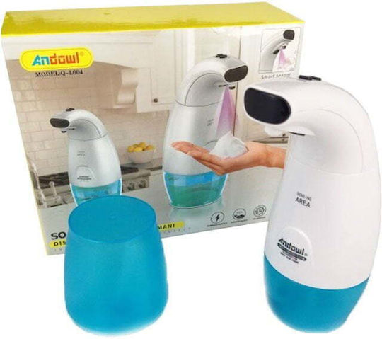 Andowl Tabletop Automatic Plastic Foam Dispenser White 330ml