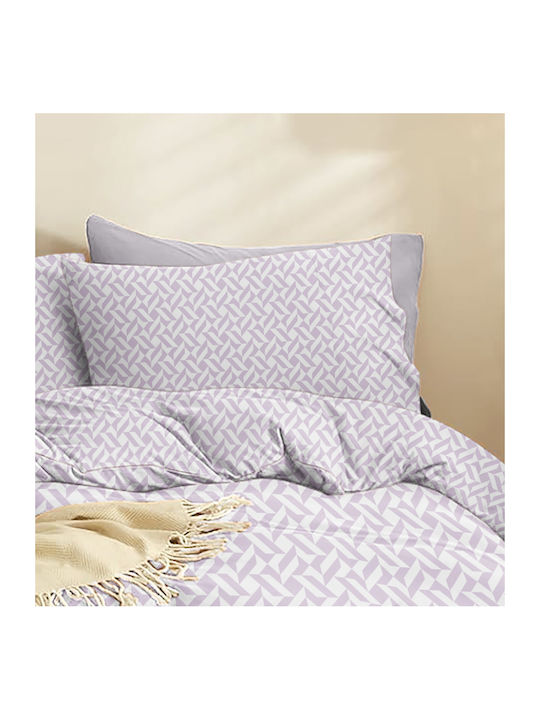 Cokitex Duvet Cover Single 165x245 Marta Wind Purple