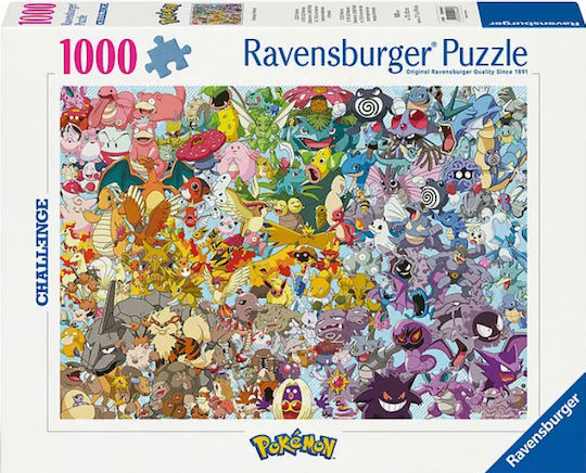 Puzzle 2D Provocare Pokémon 1000buc