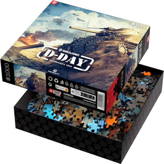 World Of Tanks D-day Puzzle 2D 1000 Κομμάτια 871229