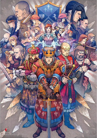 Witcher Puzzle 2D 500pcs