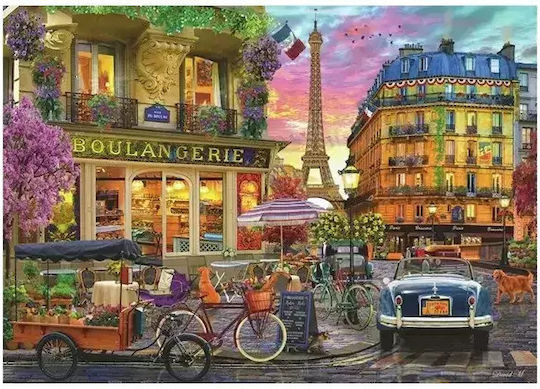 Paris At Dawn Puzzle 2D 1000 Pieces