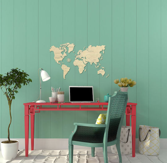 Wooden Kids Puzzle World Map for 10+ years old+ Years 31pcs Wooden City