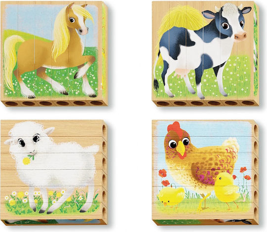 Holz Kinderpuzzle 6pcs Quercetti
