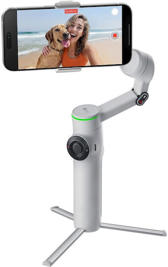 Insta360 Flow 2 Pro Standard Version Phone Gimbal with 3 Axis Stabilization and 10 Operating Hours Gray