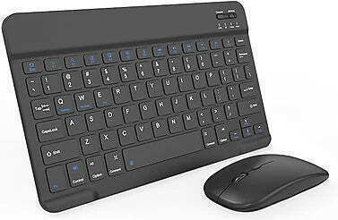 Ασύρματο Bluetooth Σετ Πληκτρολόγιο & Ποντίκι για Tablet Αγγλικό US