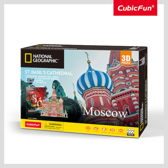 Cubicfun 3D Puzzle St. Basilius-Kathedrale National Geographic