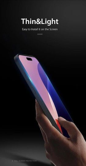 Dux Ducis Tempered Glass Μαύρο (iPhone 17 Pro Max / iPhone 16 Pro Max)
