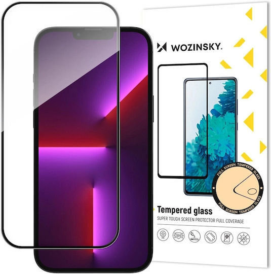 Wozinsky Full Glue Case Friendly Protection Film Compatible Iphone 16 Black