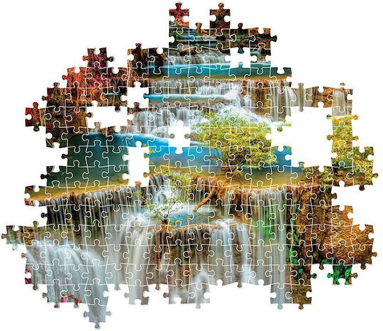 Puzzle 2D Χρωματιστοί Ταϊλανδέζικοι Καταρράκτες 1000pcs