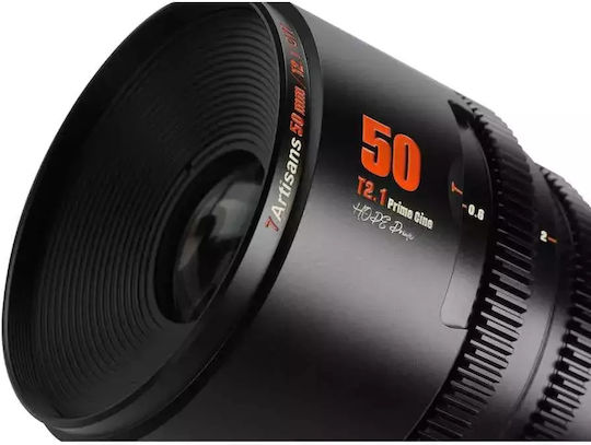 7artisans Crop Φωτογραφικός Φακός Photoelectric 50mm T2.1 Hope S35 Cine Σταθερός για Canon RF Mount Μαύρος