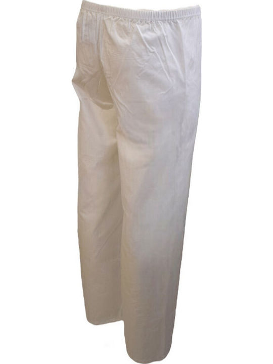 Apple Boxer Winter Damen Pyjama-Hose Weiß