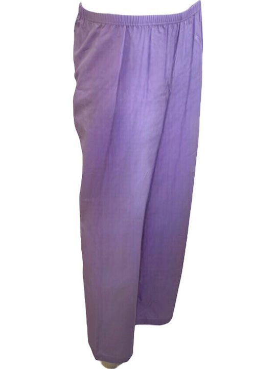 Apple Boxer Winter Damen Pyjama-Hose Lila