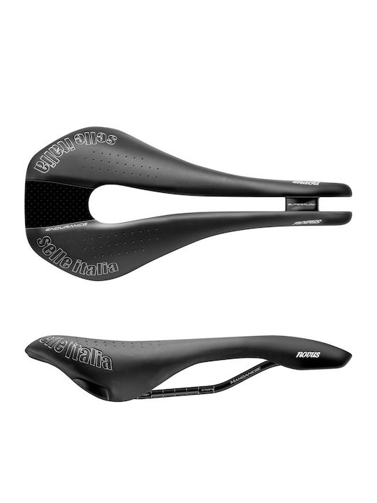 Selle Italia Novus Endurance TM Superflow L Schwarz Fahrradsattel MTB / Straße