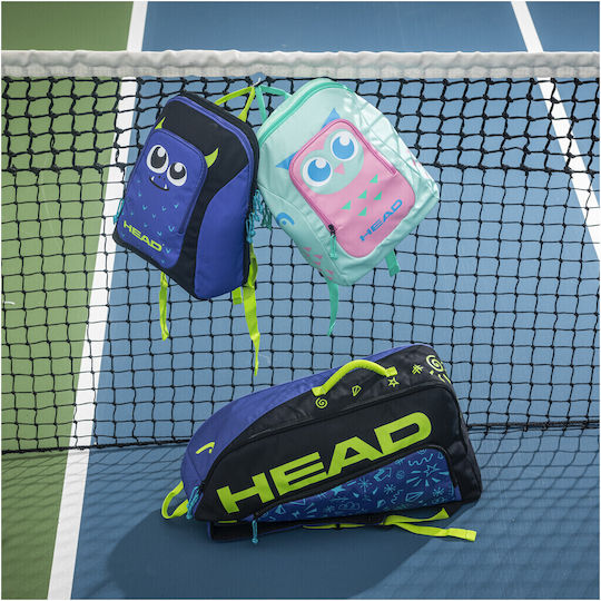 Head Tour Owl 2024 Kinder Tennistasche Rucksack Padel 1 Schläger Grüne