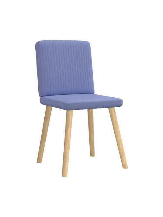 Dining Room Fabric Chair Blue 45x54x86cm 2pcs