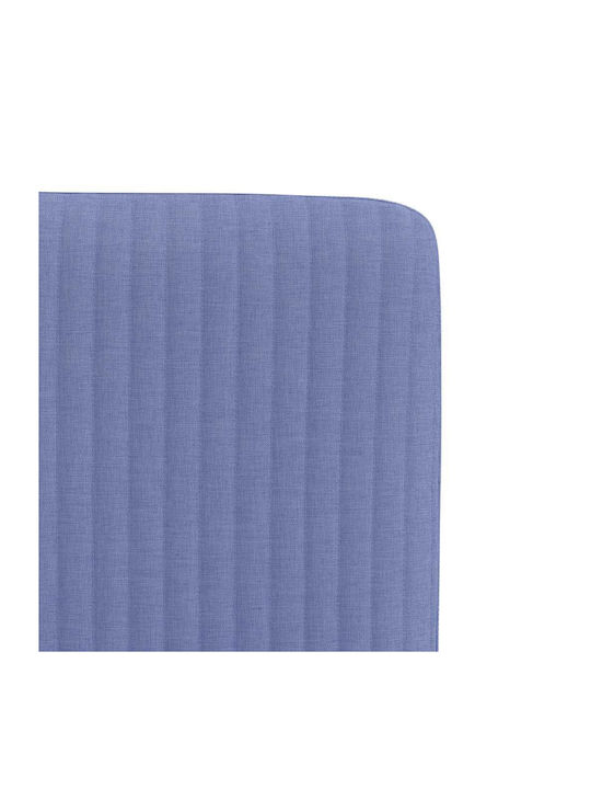 Dining Room Fabric Chair Blue 45x54x86cm 2pcs